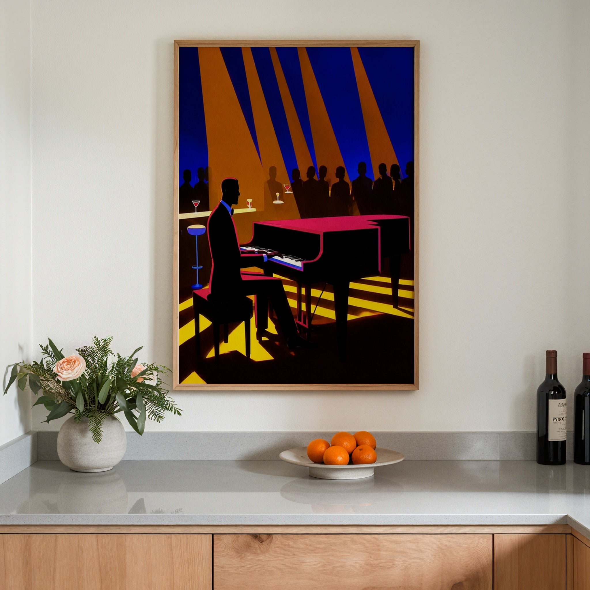 Calm and Collective Jazz Poster – i rum 1