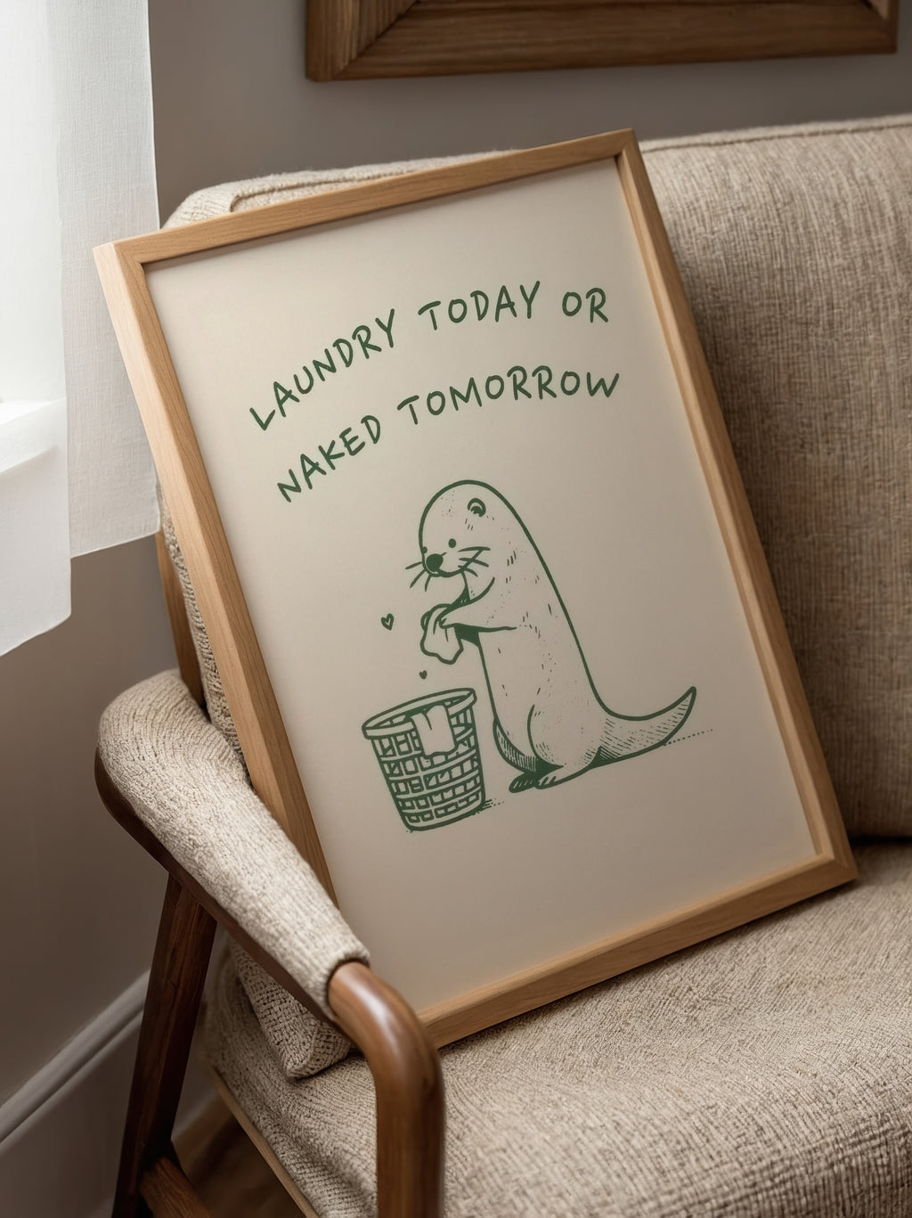 Laundry Today or Naked Tomorrow Poster - i rum 5