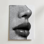 Line Portrait Poster – canvas utan passepartout