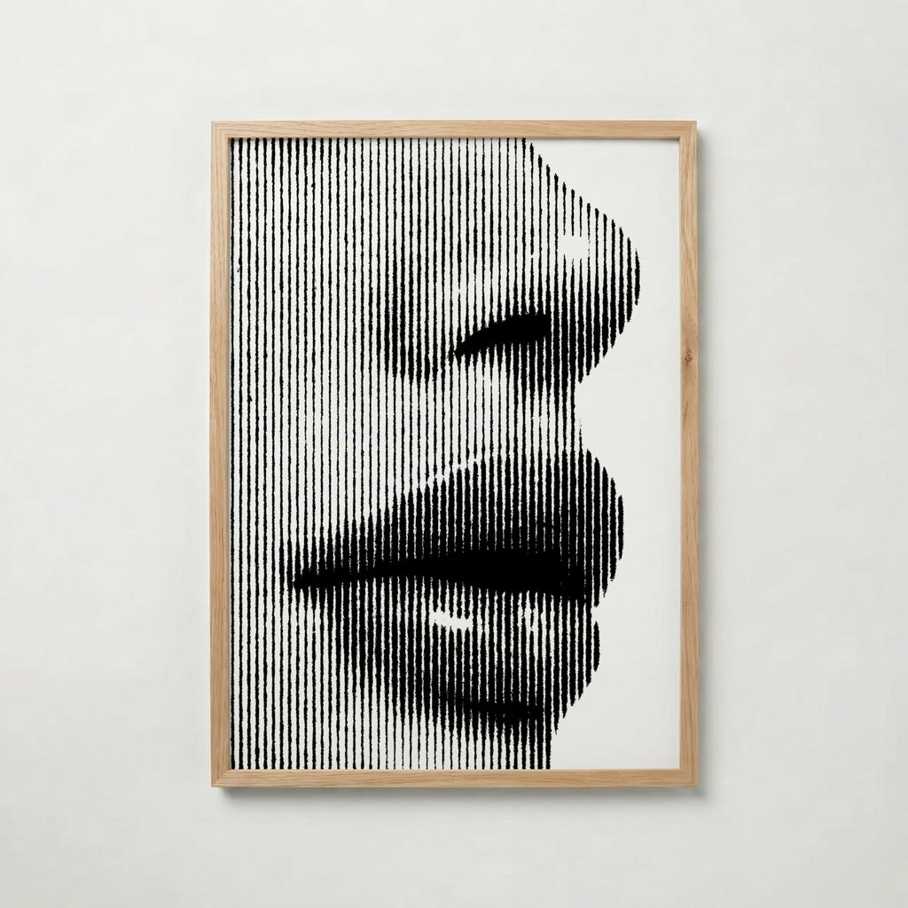 Line Portrait Poster – ekram