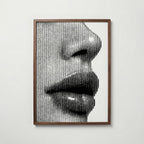 Line Portrait Poster – valnötsram