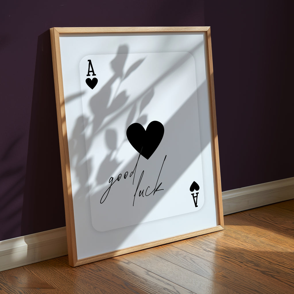 Lucky Ace Poster – i rum 1