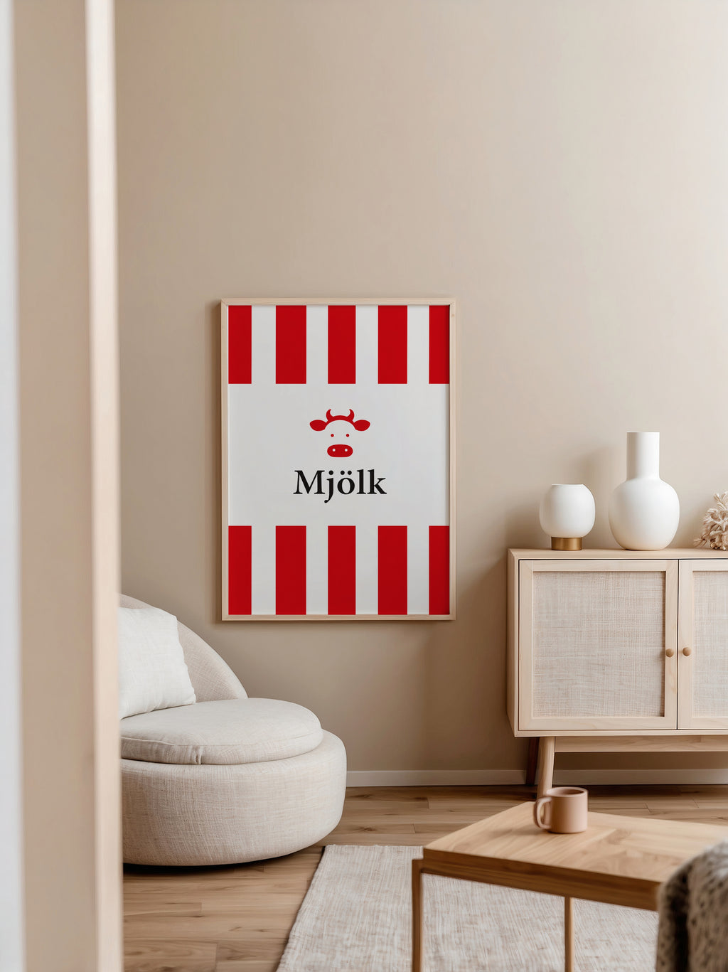 Mjölk Poster – i rum 1