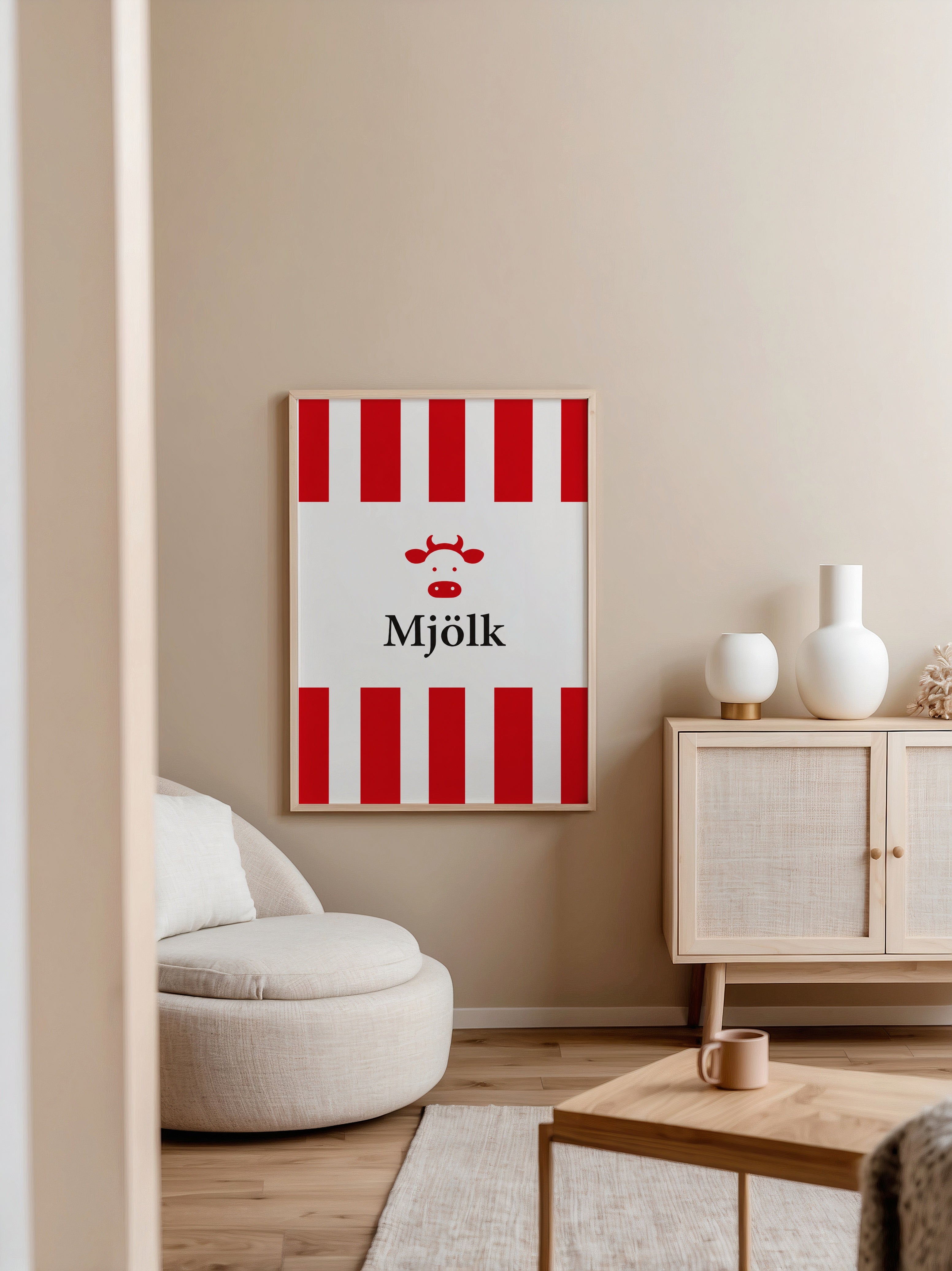 Mjölk Poster – i rum 1