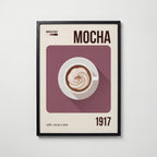 Mocha Poster – svart ram