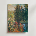 Claude Monet Garden At Montregon Poster – utan passepartout