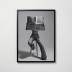 Morning Papers Poster – svart ram