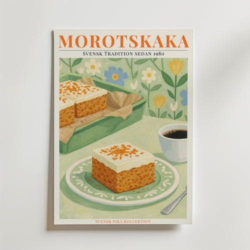 Morotskaka – stilfullt konsttryck från Bozetto, tryckt på matt finpapper i hög tryckkvalitet