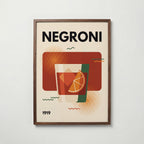 Negroni Poster – valnötsram