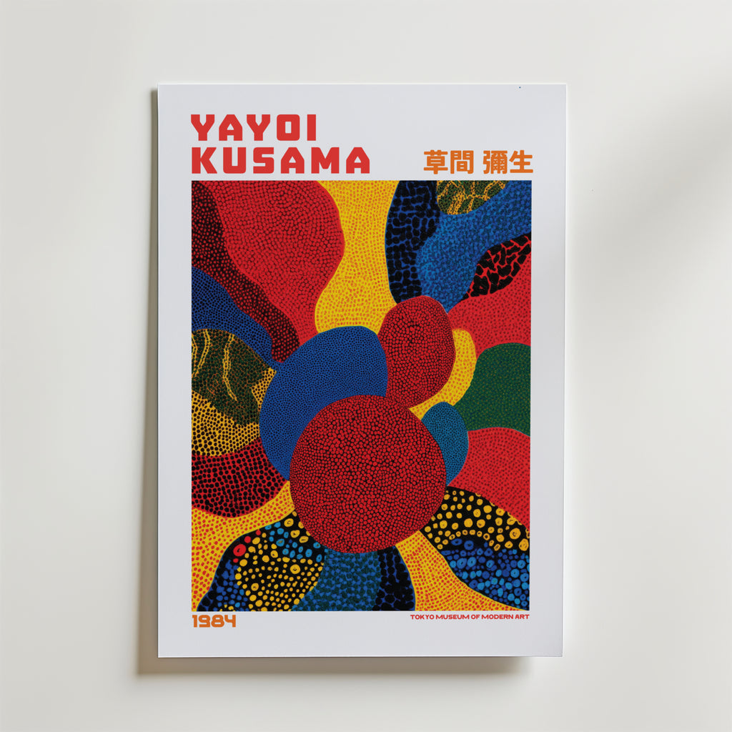 Yayoi Kusama Radiant Petals 1984 Poster