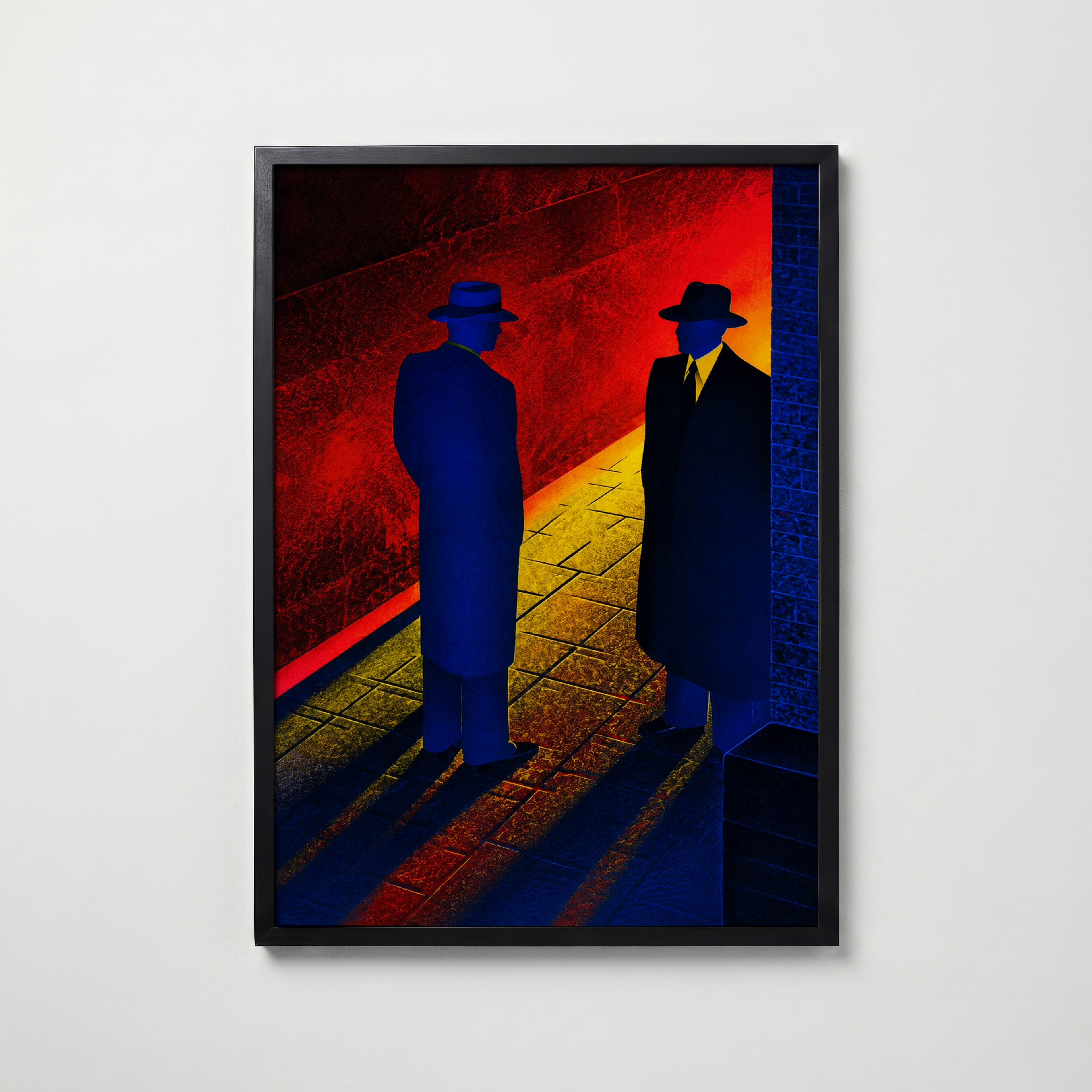 Noir Meeting Poster – svart ram