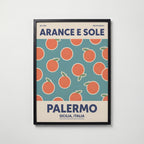 Sicilian Oranges Poster – svart ram