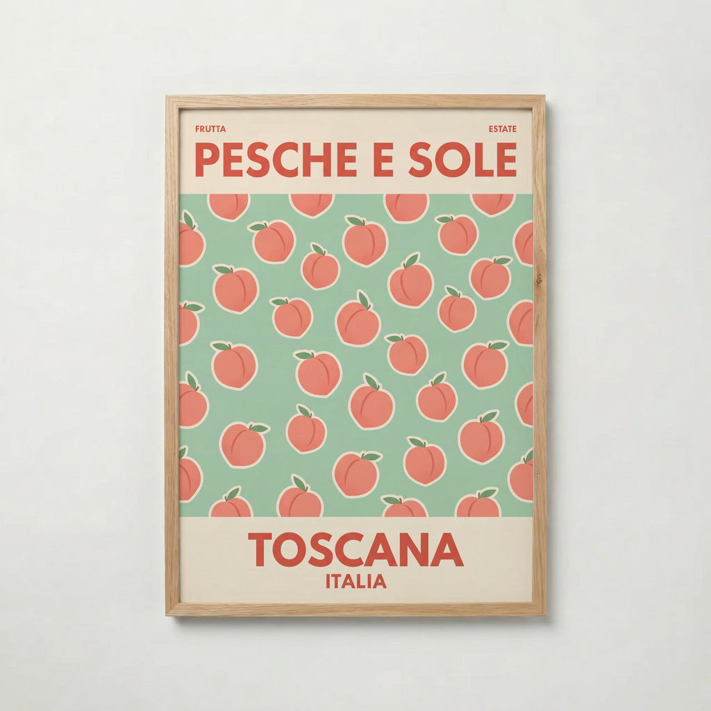 Tuscan Peaches Poster – ekram