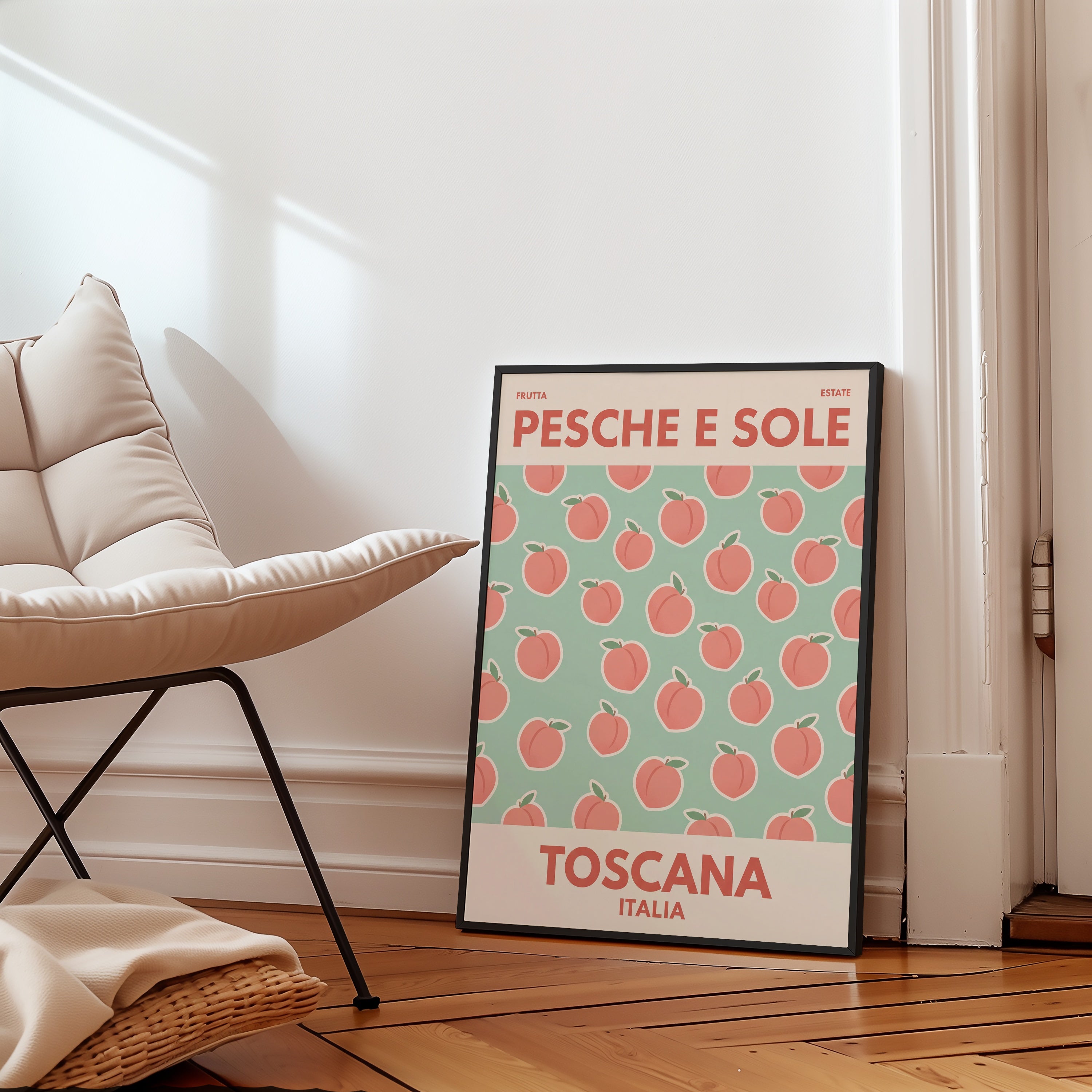 Tuscan Peaches Poster – i rum 2