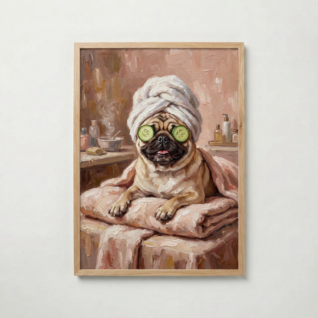 Pug Spa Day Poster – ekram