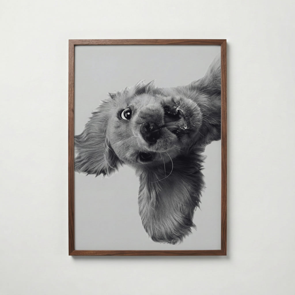 Puppy Play Poster – valnötsram