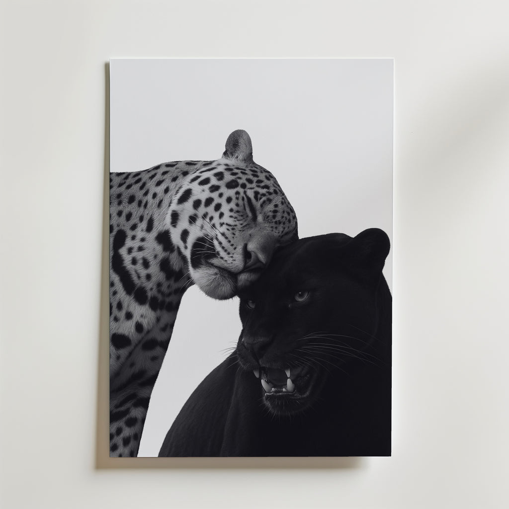 Spots and Shadow Poster – canvas utan passepartout