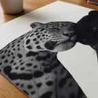 Spots and Shadow Poster – närbild på papper