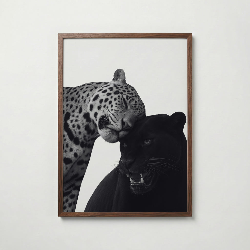 Spots and Shadow Poster – valnötsram