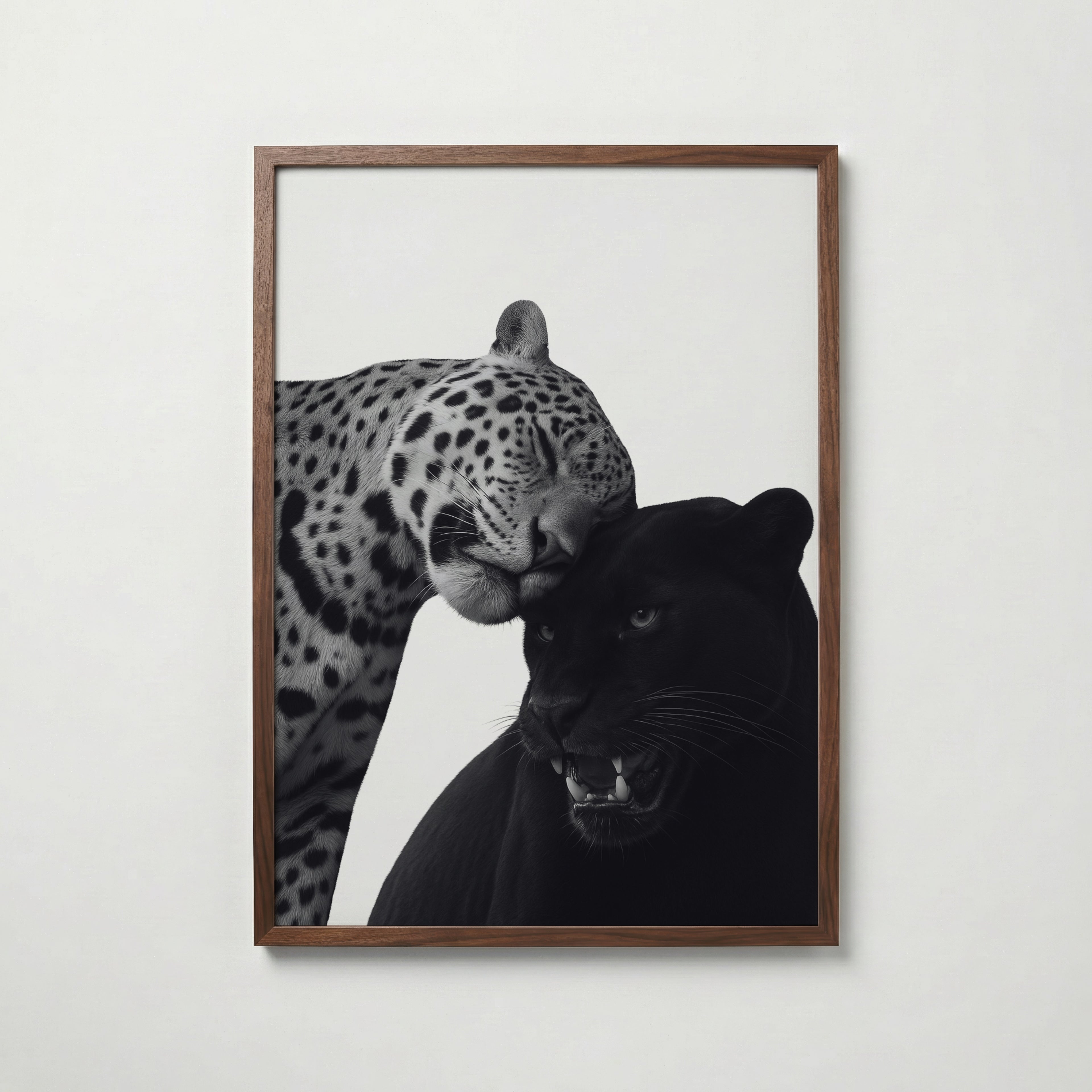 Spots and Shadow Poster – valnötsram