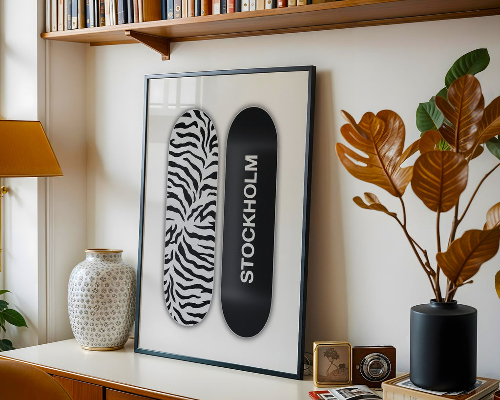 Stockholm Skate Poster – i rum 1