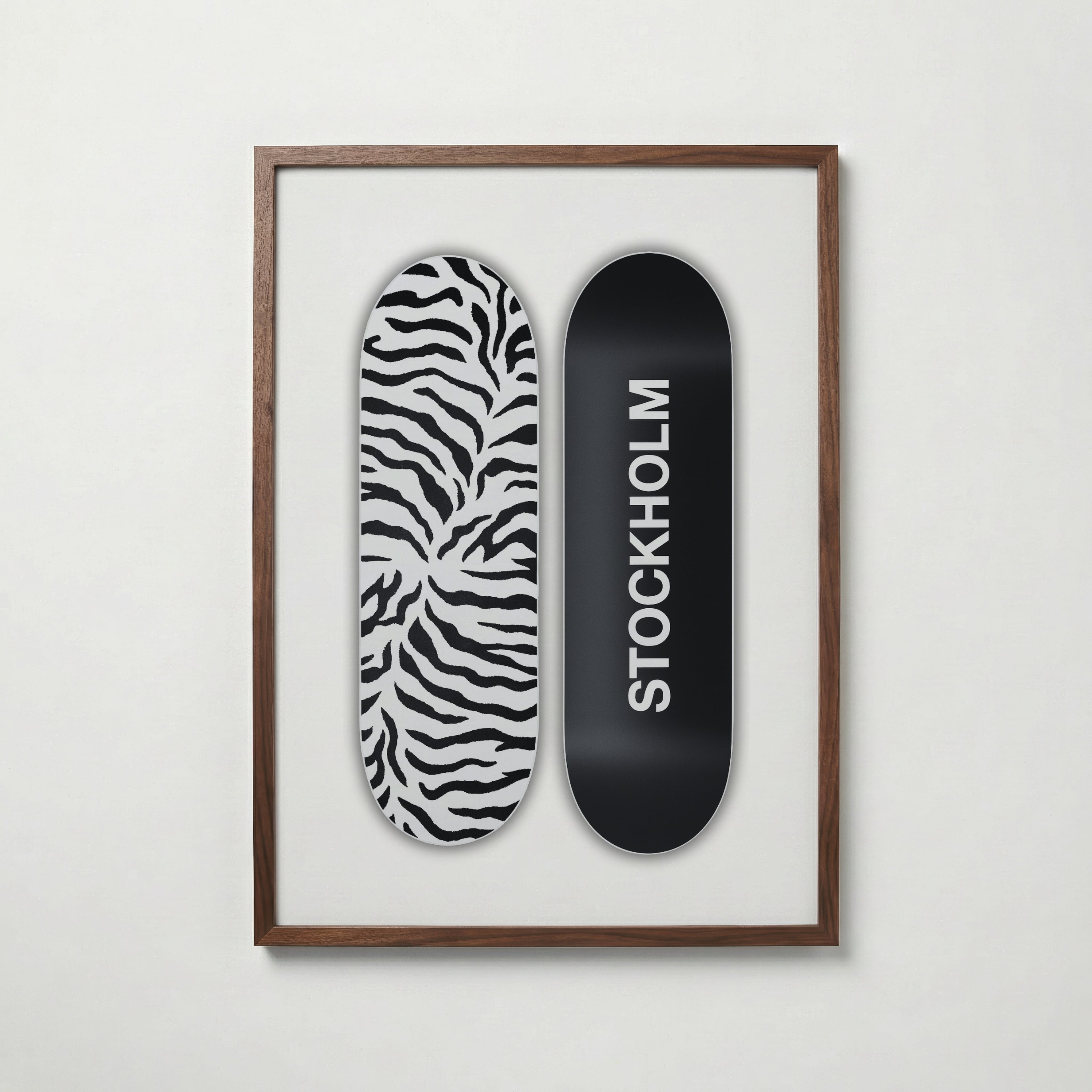 Stockholm Skate Poster – valnötsram