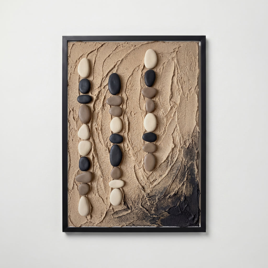 Un Ami Strand – svart ram