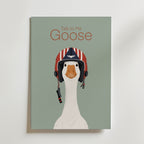 Talk to Me Goose Poster – canvas utan passepartout