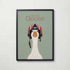 Talk to Me Goose Poster – svart ram