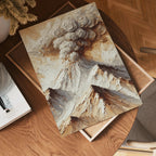 Abstract Volcanic Explosion Poster