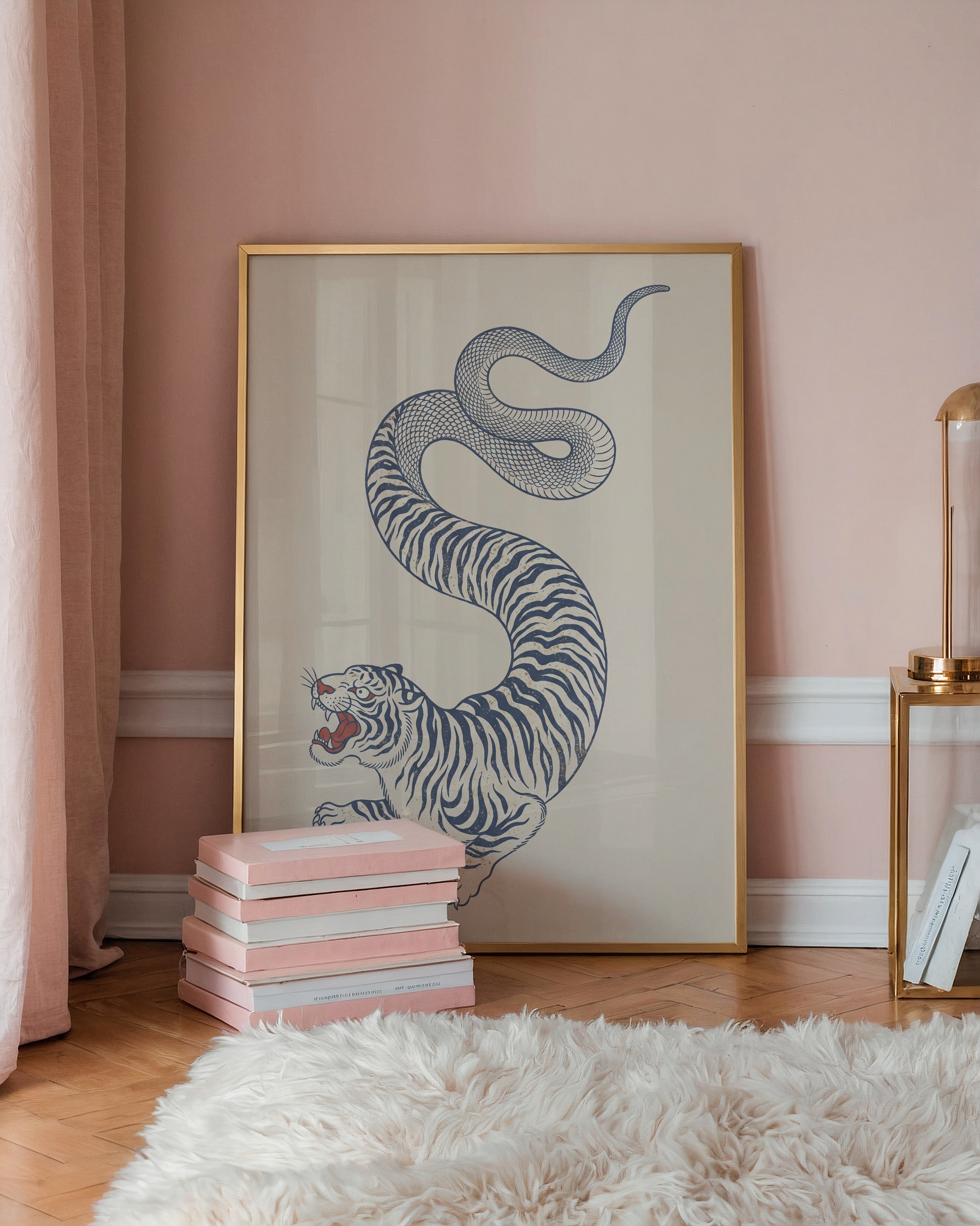 Tiger Serpent I Poster – i rum 4