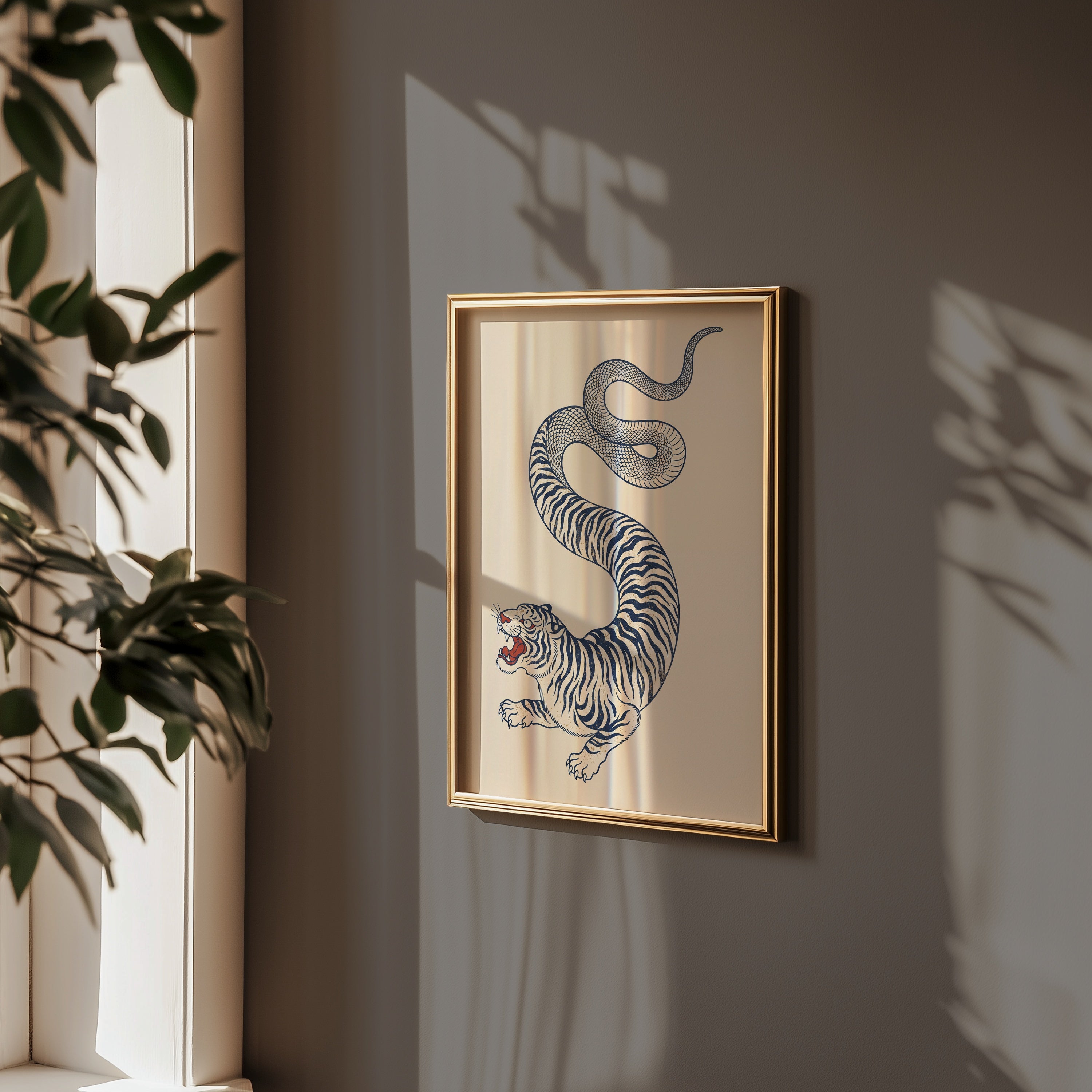 Tiger Serpent I Poster – i rum 5