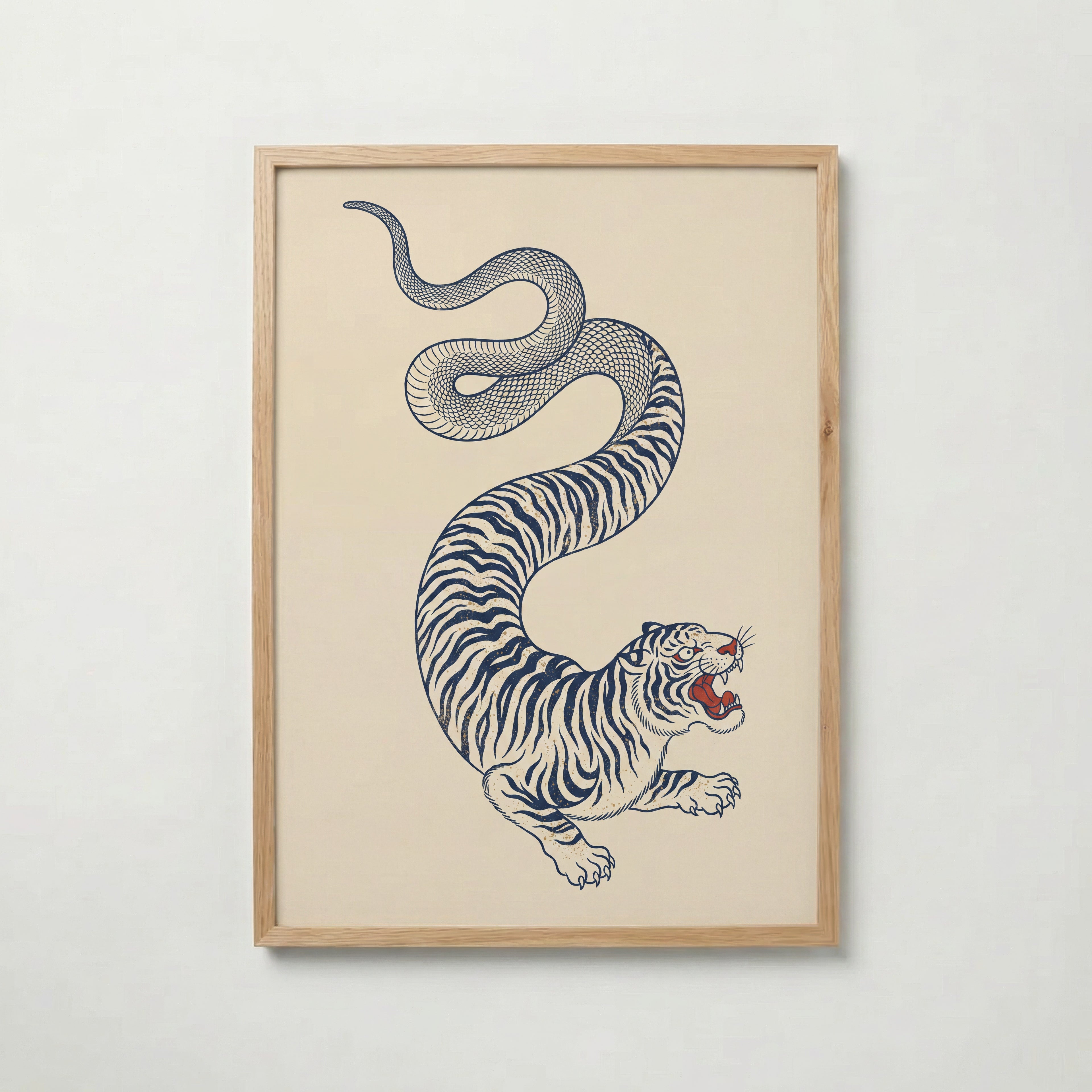 Tiger Serpent II Poster – ekram