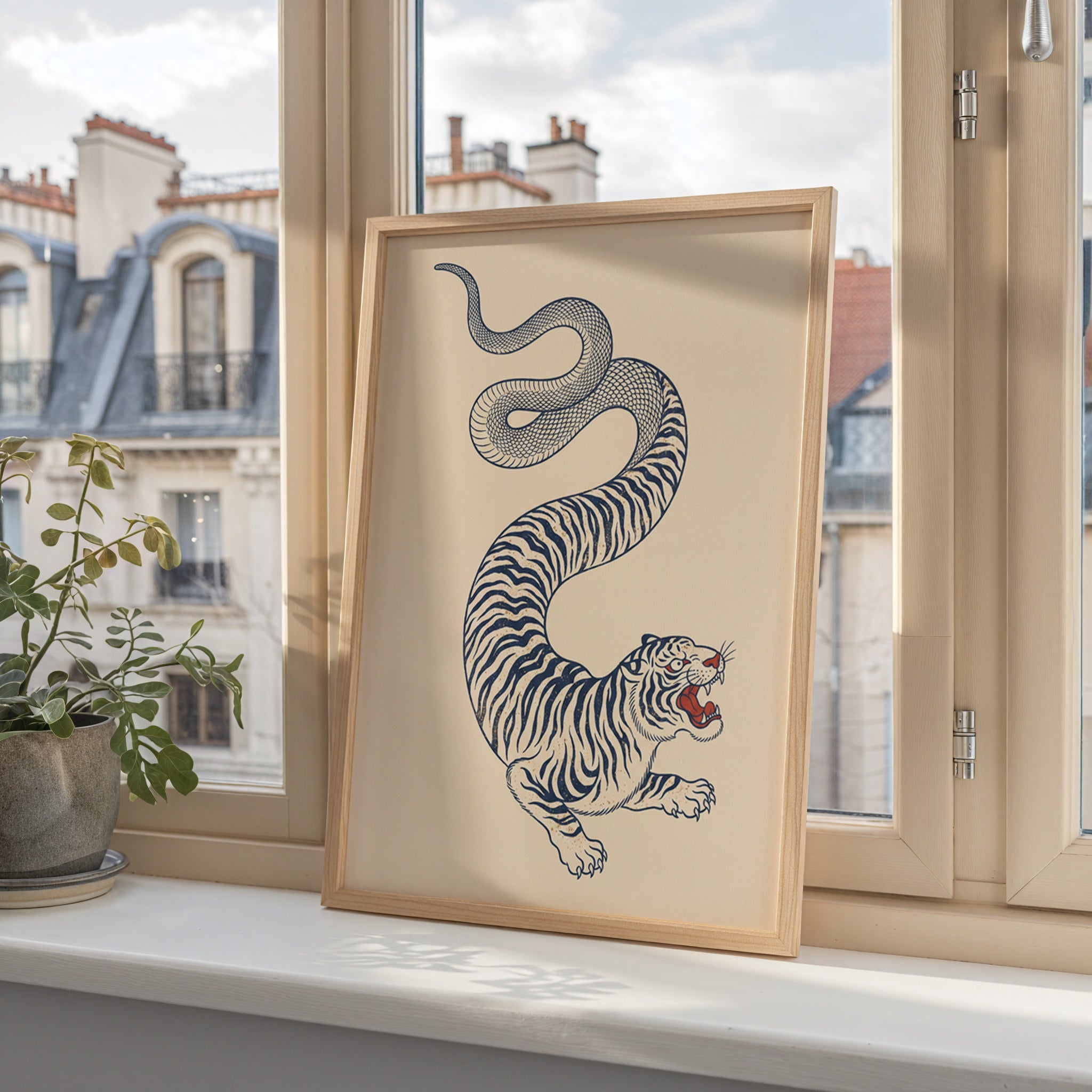 Tiger Serpent II Poster – i rum 5