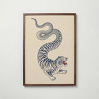 Tiger Serpent II Poster – valnötsram