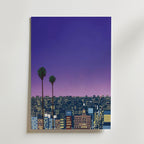Hiroshi Nagai Tokyo Skyline utan passepartout