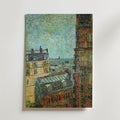 Van Gogh View Of Paris Poster – utan passepartout