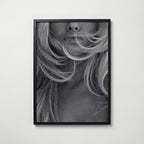 Windswept Muse Poster – svart ram