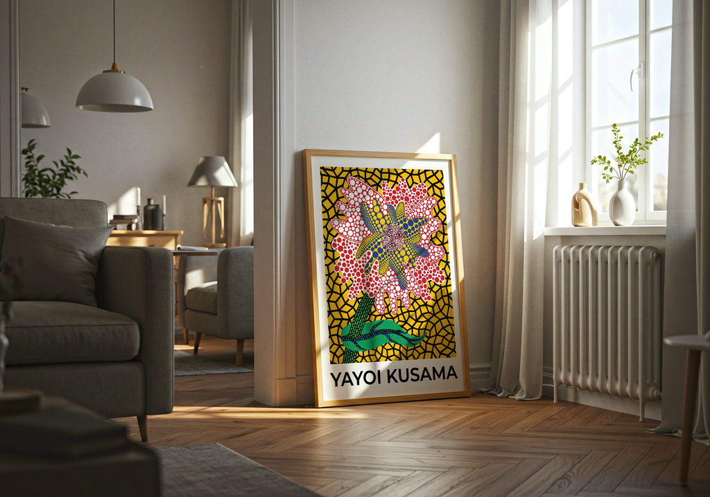 Yayoi Kusama Yellow Garden Poster