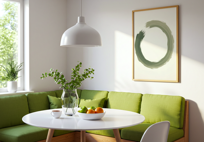 Abstract Round Shape No.3 Poster