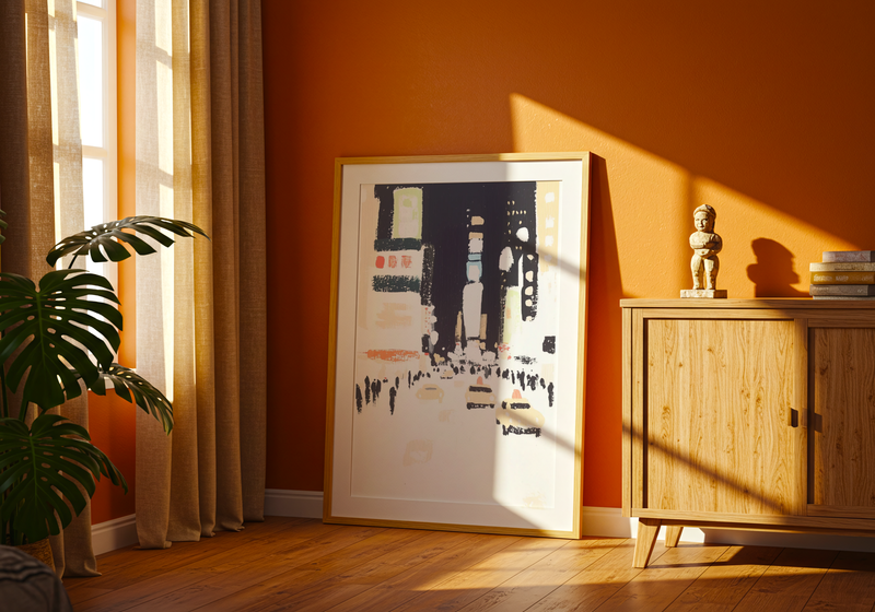 Abstract City Poster