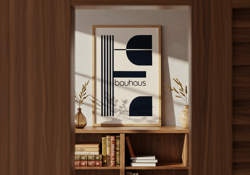 Bauhaus Geometry No.2 Poster