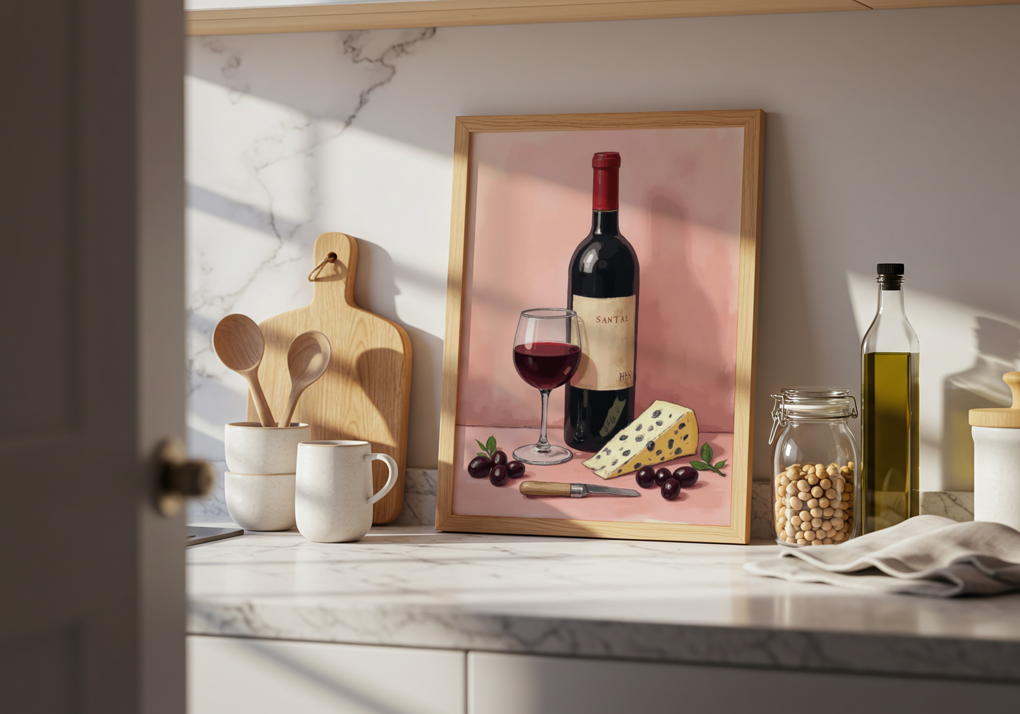 Wine And Cheese Poster