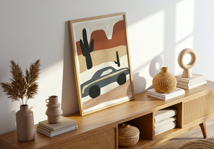 Retro Roadtrip Poster