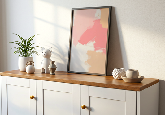 Abstract Pink Poster