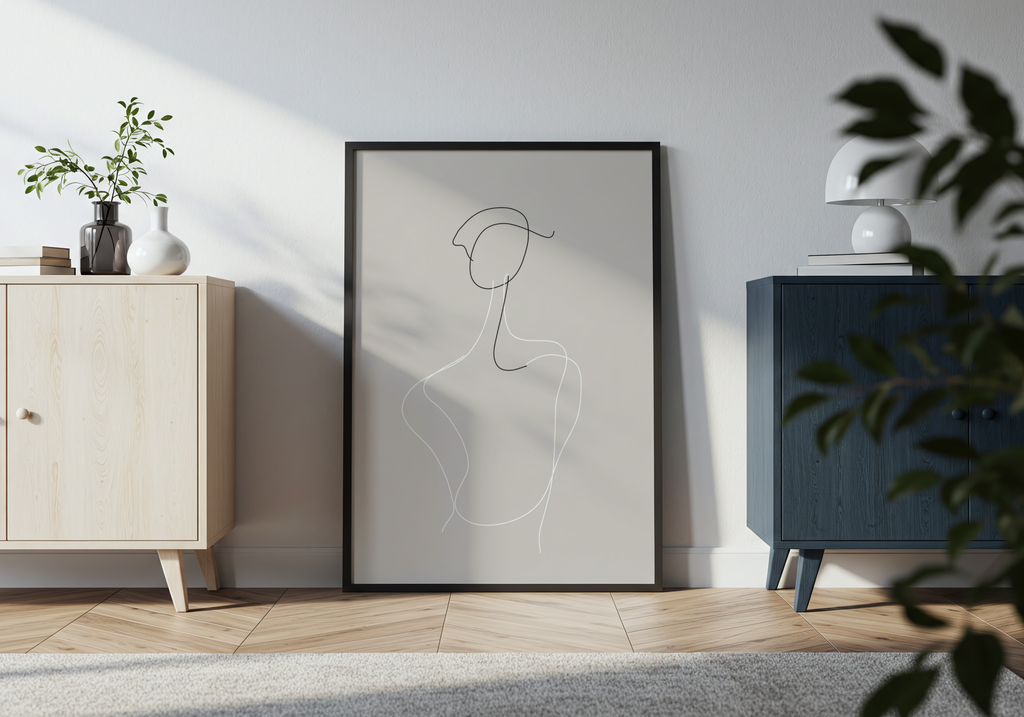 Elegant Contour Poster