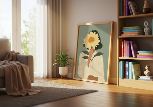 Hidden sunflower No.2 Poster