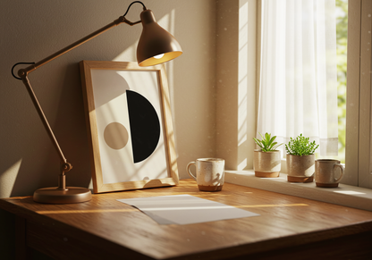 Half Moon Balance Poster