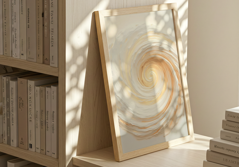 Abstract Spiral Poster