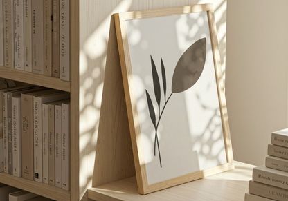 Modern Nature Form Poster